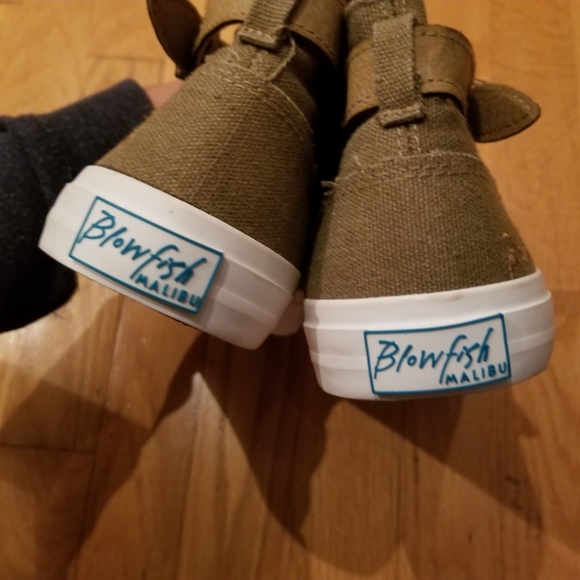 Blowfish Mondo Buckle Canvas Slouch Shoes - Picture 5 of 6